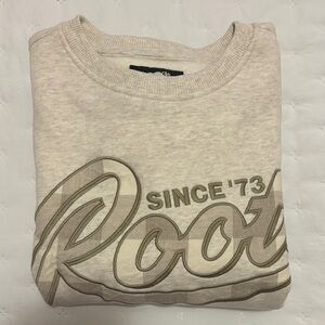 Roots Cream Logo Sweatshirt